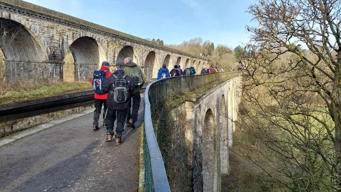 Crossing Chirk Aqueduct