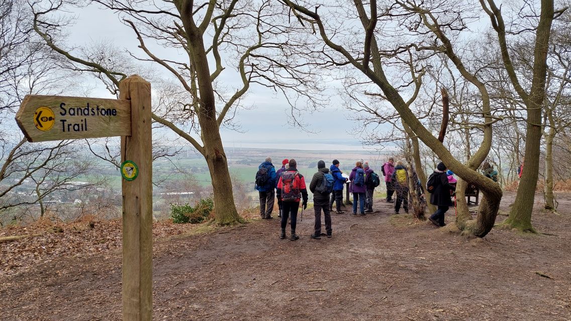 Looking across the Mersey Estuary from the Sandstone Trail