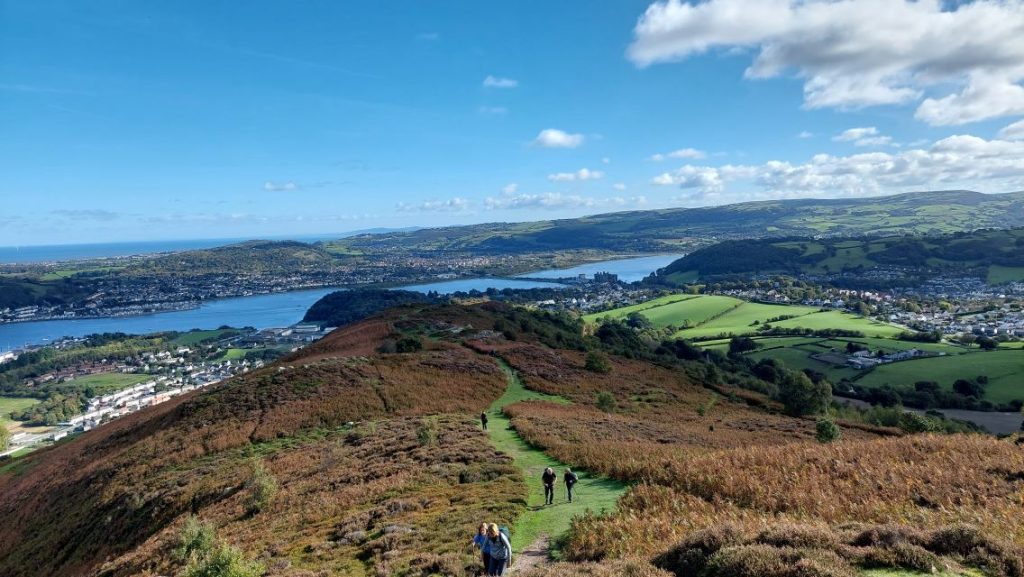 Looking back to Conwy