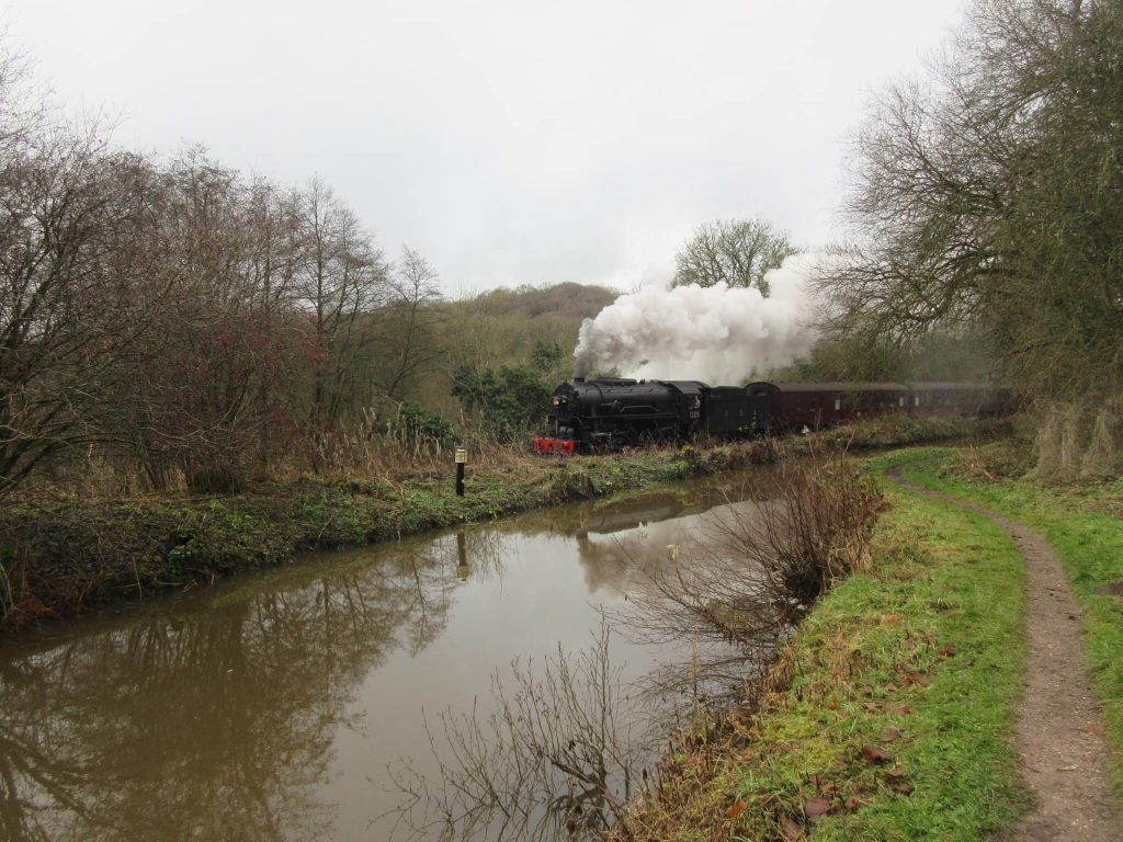 The Polar Express steam train