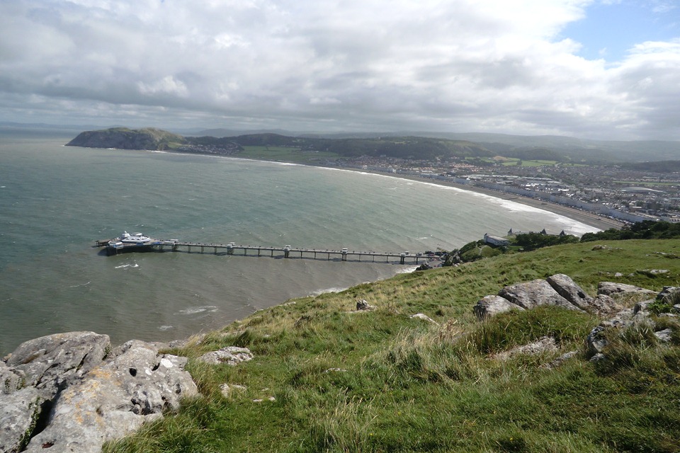 Llandudno Pier from the Great Orme