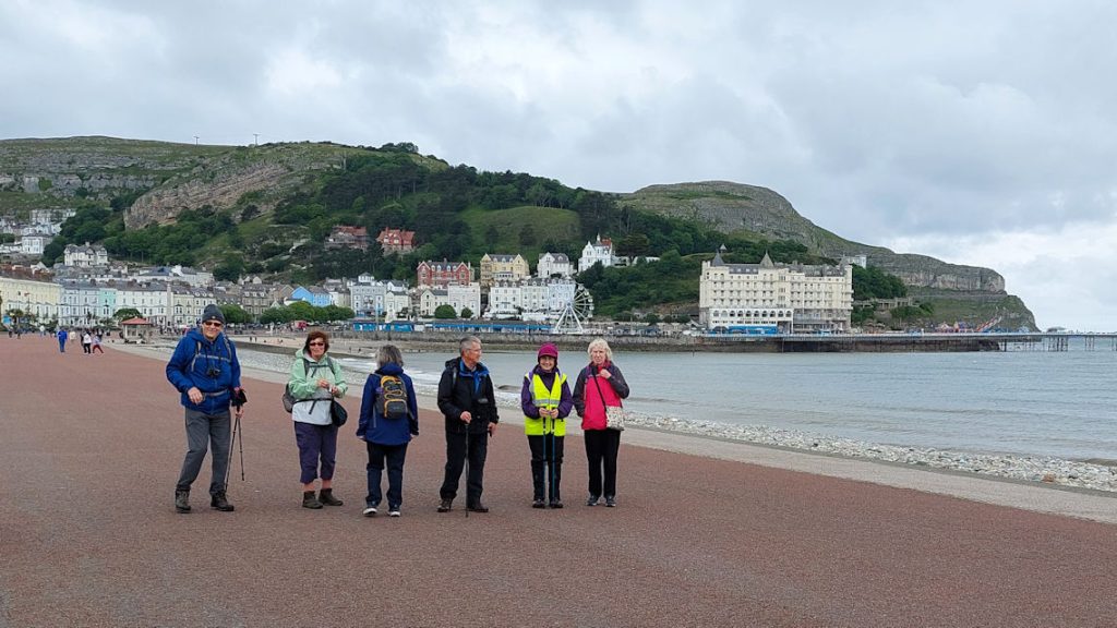 Some of the C Walkers at Llandudno