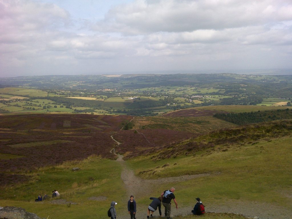 Moel Fammau - at the bottom of the Jubilee Tower