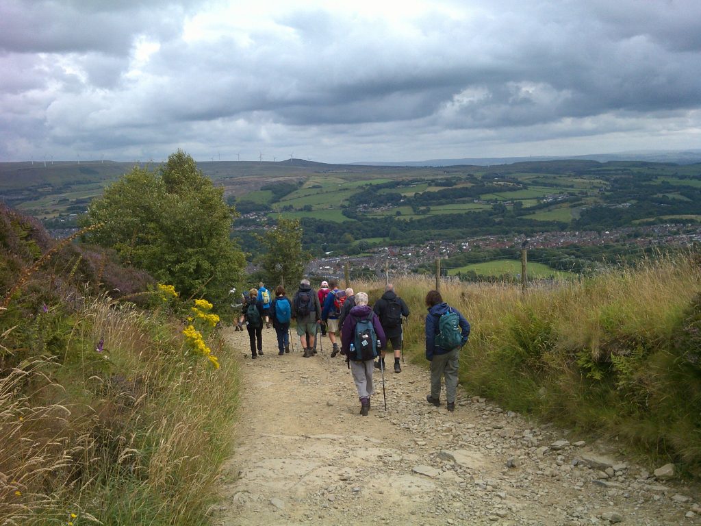 Coming down the hill near Ramsbottom