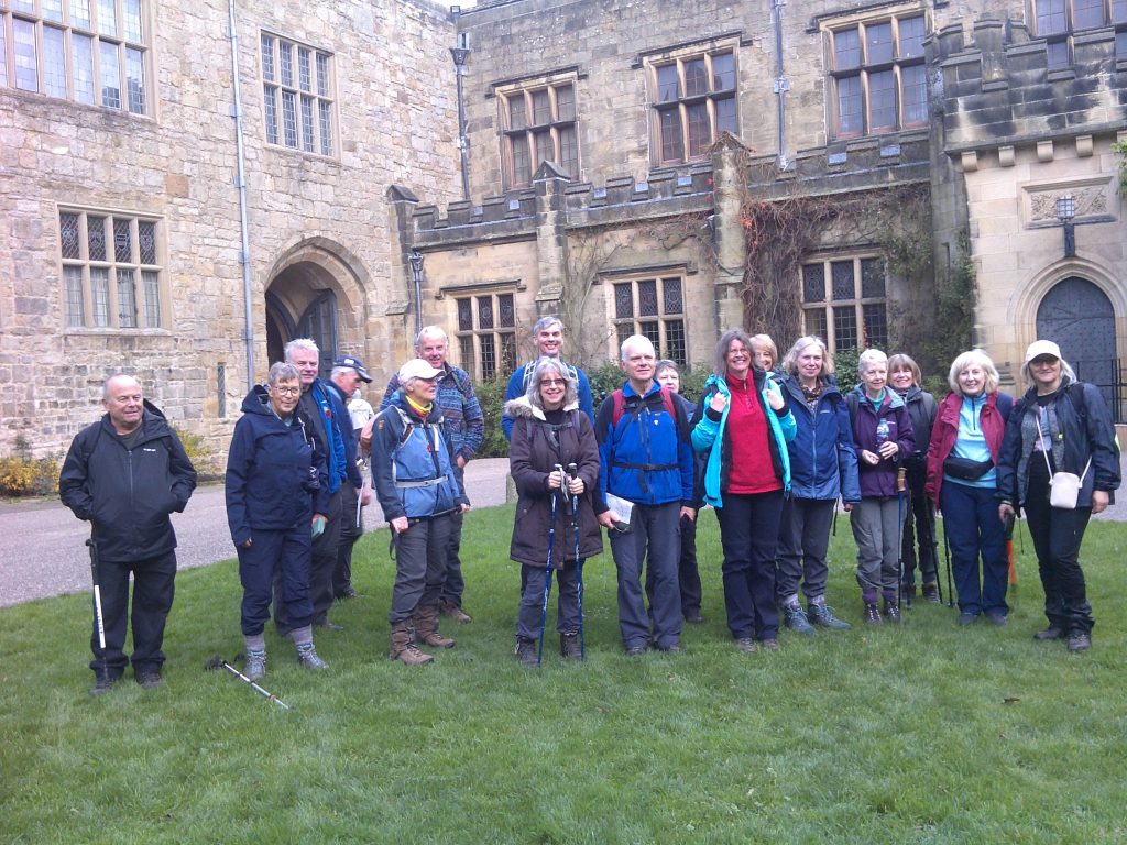 B group in the Castle Courtyard