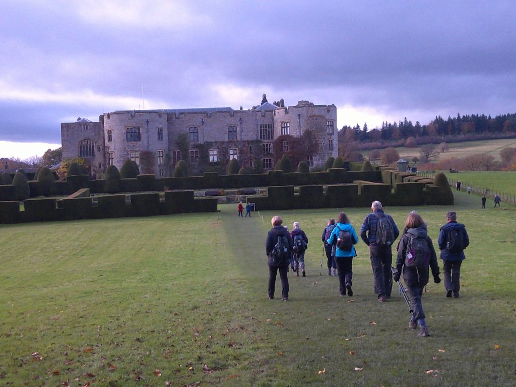 Approaching Chirk Castle